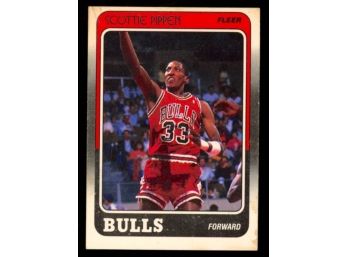 1988 Fleer Basketball Scottie Pippen Rookie Card #20 Chicago Bulls HOF RC *see Condition*