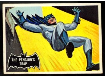 1966 Topps Batman 'the Penguins Trap' #16 Vintage Batman Card