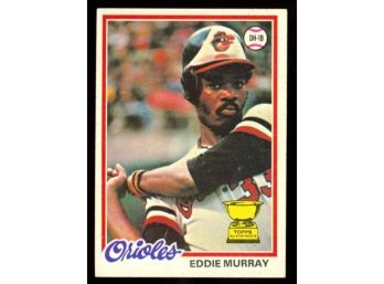1978 Topps Baseball Eddie Murray All Star Rookie #36 Baltimore Orioles RC HOF