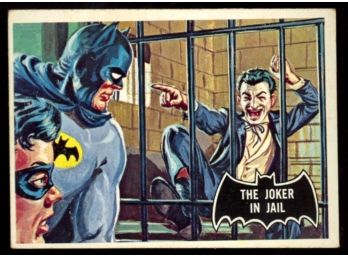 1966 Topps Batman 'the Joker In Jail' #13 Vintage Batman Card