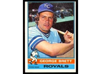 1976 Topps Baseball George Brett #19 Kansas City Royals