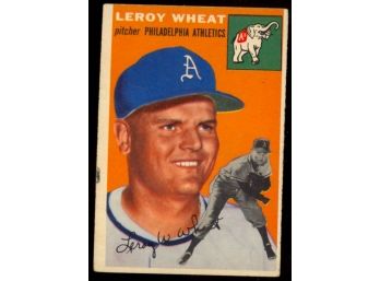 1954 Topps Baseball Leroy Wheat #244 Philadelphia Athletics Vintage