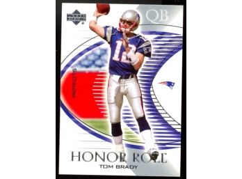 2003 Upper Deck Football Tom Brady Honor Roll #59 New England Patriots 7x Super Bowl Champ GOAT HOF