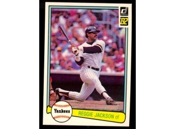 1982 Donruss Baseball Reggie Jackson #535 New York Yankees HOF