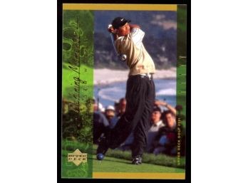 2001 Upper Deck Golf Tiger Woods Rookie Card #124 RC