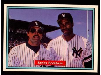 1982 Donruss Baseball Bronx Bombers Reggie Jackson Dave Winfield #575 New York Yankees HOF