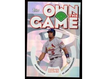 2006 Topps Baseball Albert Pujols Own The Game #OG16 St Louis Cardinals