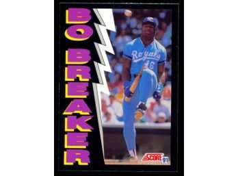 1991 Score Baseball Bo Jackson 'bo Breaker' #773 Kansas City Royals