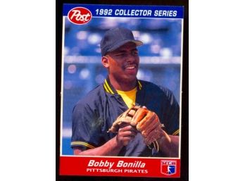 1992 Post Collector Series Bobby Bonilla #21 Pittsburgh Pirates