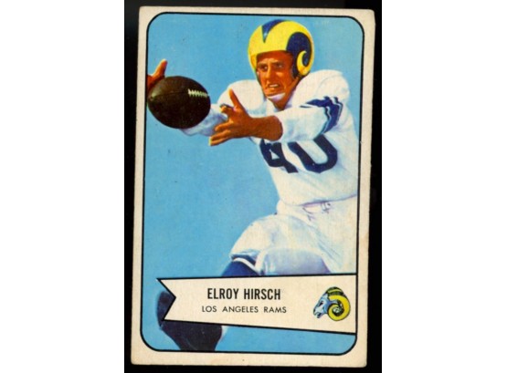 1954 Bowman Football Elroy Hirsch #32 Los Angeles Rams Vintage HOF