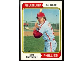 1974 Topps Baseball Mike Schmidt #283 Philadelphia Phillies Vintage