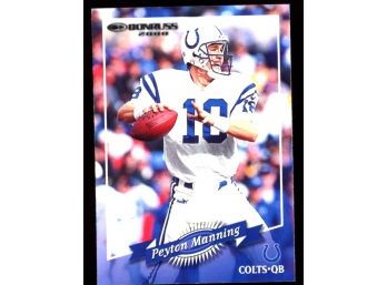 2000 Donruss Football Peyton Manning #66 Indianapolis Colts HOF