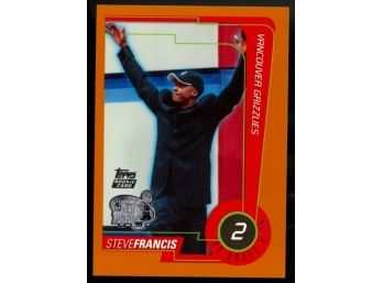1999-2000 Topps Tip-off Steve Francis Rookie Card #118 Vancouver Grizzlies RC