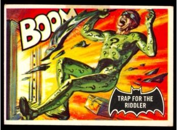 1966 Topps Batman 'trap For The Riddler' #45 Vintage