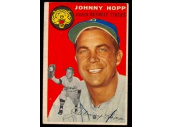 1954 Topps Baseball Johnny Hopp #193 Detroit Tigers Vintage