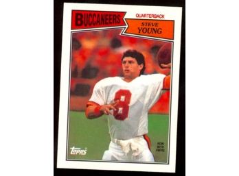 1987 Topps Football Steve Young #384 2nd Year Card Tampa Bay Buccaneers HOF