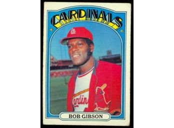1972 Topps Baseball Bob Gibson #130 St Louis Cardinals Vintage HOF