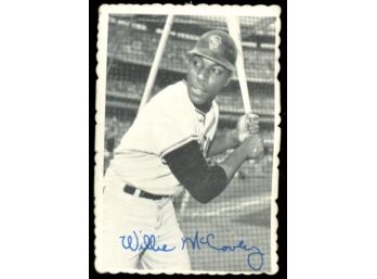 1969 Topps Deckle Edge Willie McCovey #31 San Francisco Giants Vintage HOF *writing On Back*
