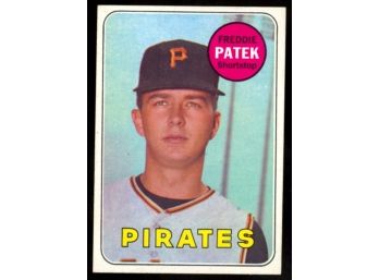 1969 Topps Baseball Freddie Patek Rookie Card #219 Pittsburgh Pirates Vintage RC