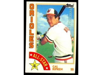 1984 Topps Baseball Cal Ripken Jr All Star #400 Baltimore Orioles Vintage HOF