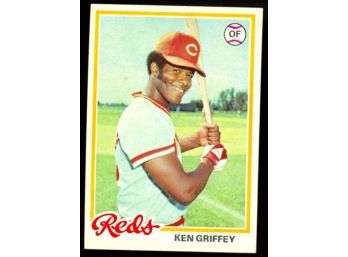 1978 Topps Baseball Ken Griffey #80 Cincinnati Reds Vintage