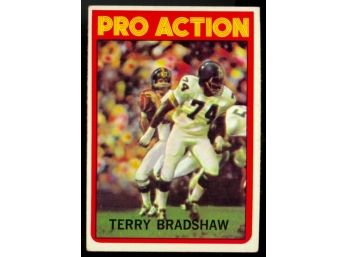 1972 Topps Football Terry Bradshaw Pro Action #120 Pittsburgh Steelers Vintage HOF