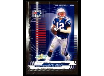 2003 Score Football Tom Brady Monday Night Heroes #mN-1 New England Patriots 7x Super Bowl Champ HOF