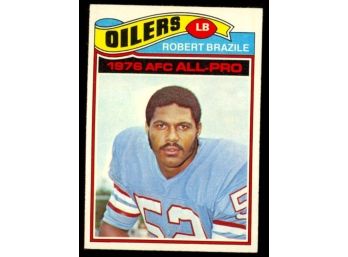1977 Topps Football Robert Brazile 1976 AFC All-pro #240 Houston Oilers Vintage
