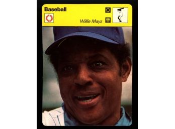 1977-79 Sportscaster Baseball Oversized Willie Mays #1106 Vintage HOF