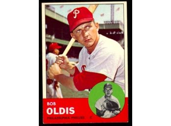 1963 Topps Baseball Bob Oldis #404 Philadelphia Phillies Vintage