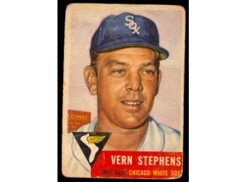 1953 Topps Baseball Vern Stephens #270 Chicago White Sox Vintage