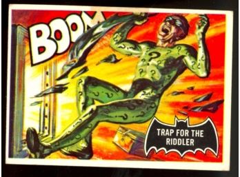 1966 Topps Batman 'trap For The Riddler' #45 Vintage