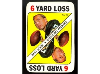 1971 Topps Game Set Bart Starr '6 Yard Loss' #50 Green Bay Packers Vintage HOF