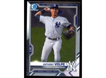 2021 Bowman Chrome Baseball Anthony Volpe #BCP-85 New York Yankees