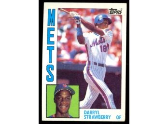 1984 Topps Baseball Darryl Strawberry Rookie Card #182 New York Mets Vintage RC