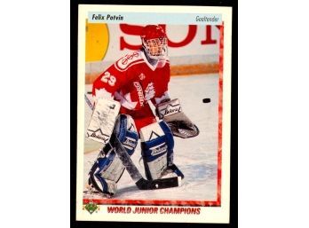 1995-96 Upper Deck Hockey Felix Potvin #228 Toronto Maple Leafs