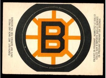 1973 OPC Team Logo #3 Boston Bruins