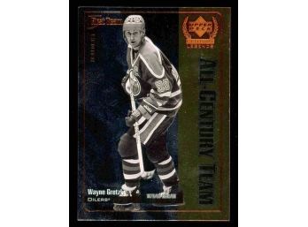 1999-2000 Upper Deck Hockey Wayne Gretzky All Century Team #AC1 Edmonton Oilers HOF GOAT