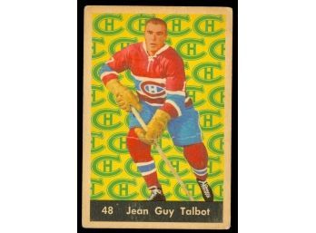 1961-62 Parkhurst Hockey Jean-guy Talbot #48 Montreal Canadiens Vintage