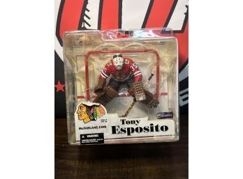 McFarlane Toys NHL Tony Esposito Legends Series 3 Figure In Factory Sealed Box