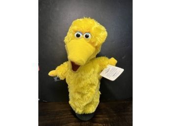 1988 Sesame Street Big Bird Hand Puppet. New Condition With Tags