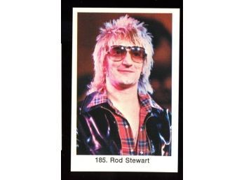 1978 Swedish Samlarsaker #185 Rod Stewart