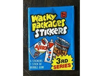 1980 TOPPS WACKY PACKAGES STICKERS SEALED TRADING CARD PACK