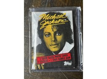 1984 Topps Michael Jackson Sealed Trading Card Pack