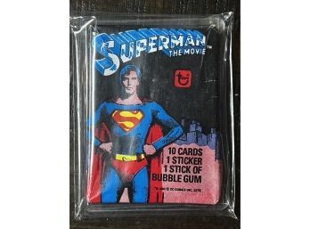 1978 TOPPS SUPERMAN THE MOVIE SEALED TRADING CARD PACK