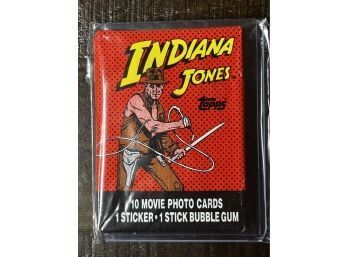 1984 Topps Indiana Jones Movie Sealed Tasing Card Pack