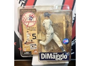 2007 McFarlane Joe DiMaggio The Yankee Clipper, Joltin Joe Figure In Sealed Box