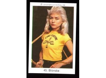 1978 Swedish Samlarsaker #45 Blondie