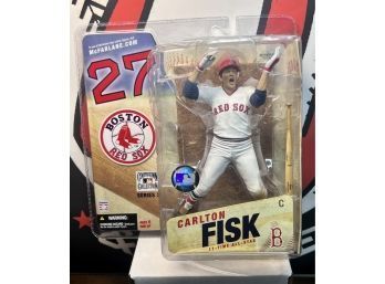 2006 McFarlane Carlton Fisk Boston Red Sox 11-Time All-Star Figure In Sealed Box