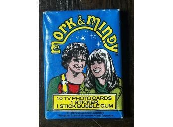 1979 TOPPS MORK AND MINDY SEALED TRADING CARD PACK
